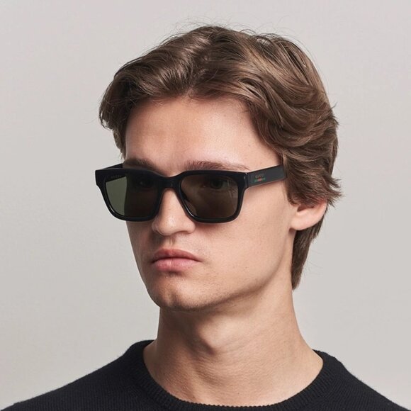 Gucci Men Sunglasses Black Grey Polarized Square GG1857S 005 NEW AUTHENTIC - Picture 11 of 11